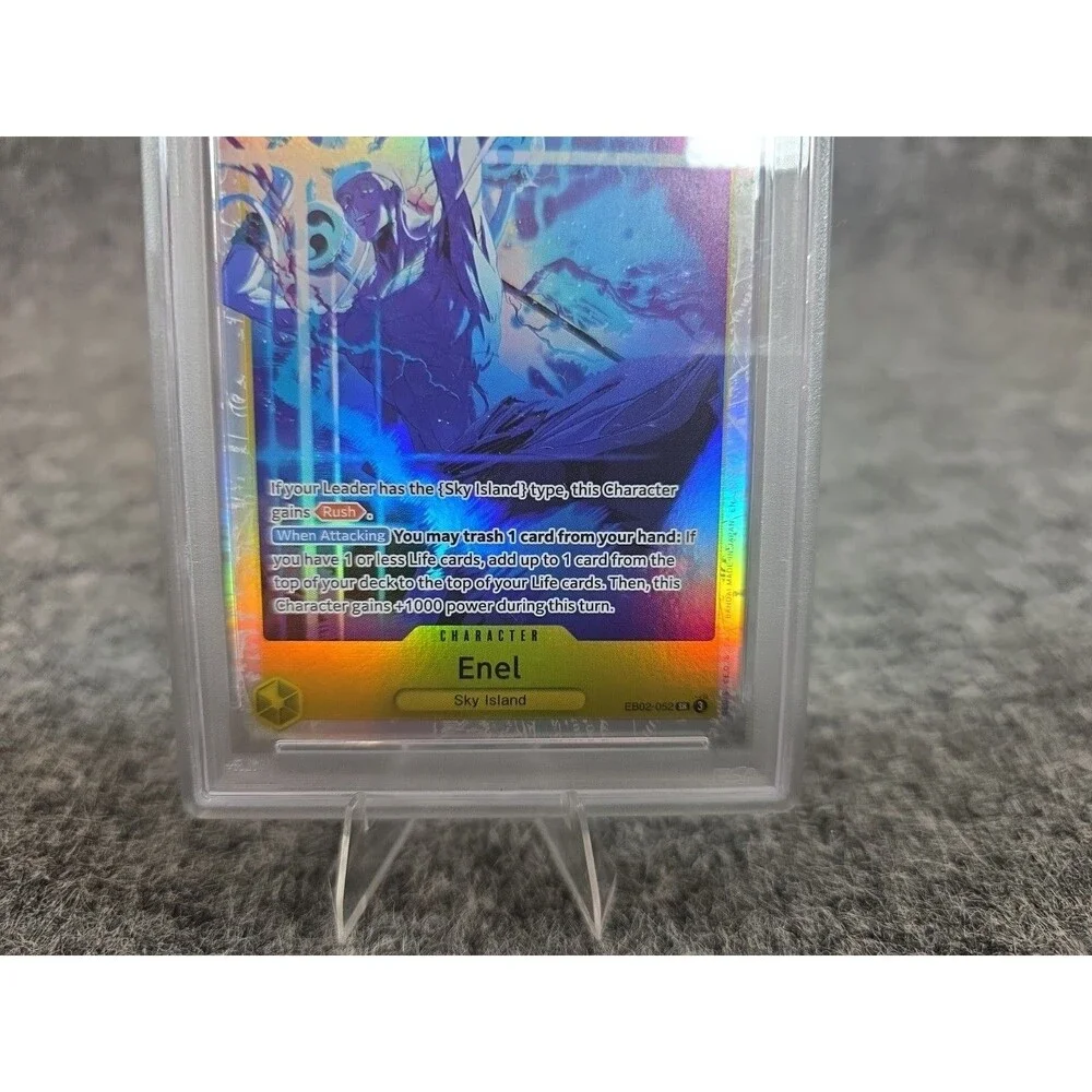 2025 One Piece Extra Booster Anime 25th Collection #052 ENEL PSA 10